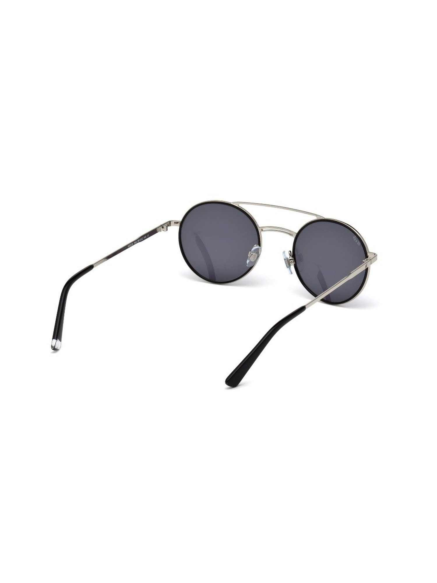Web Eyewear Grey Round Sunglasses for Women Designed in Italy