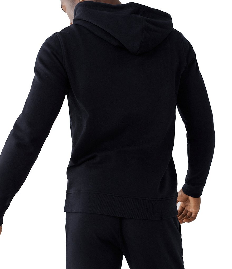 True Religion Long-Sleeve Logo Graphic Zip-Up Hoodie