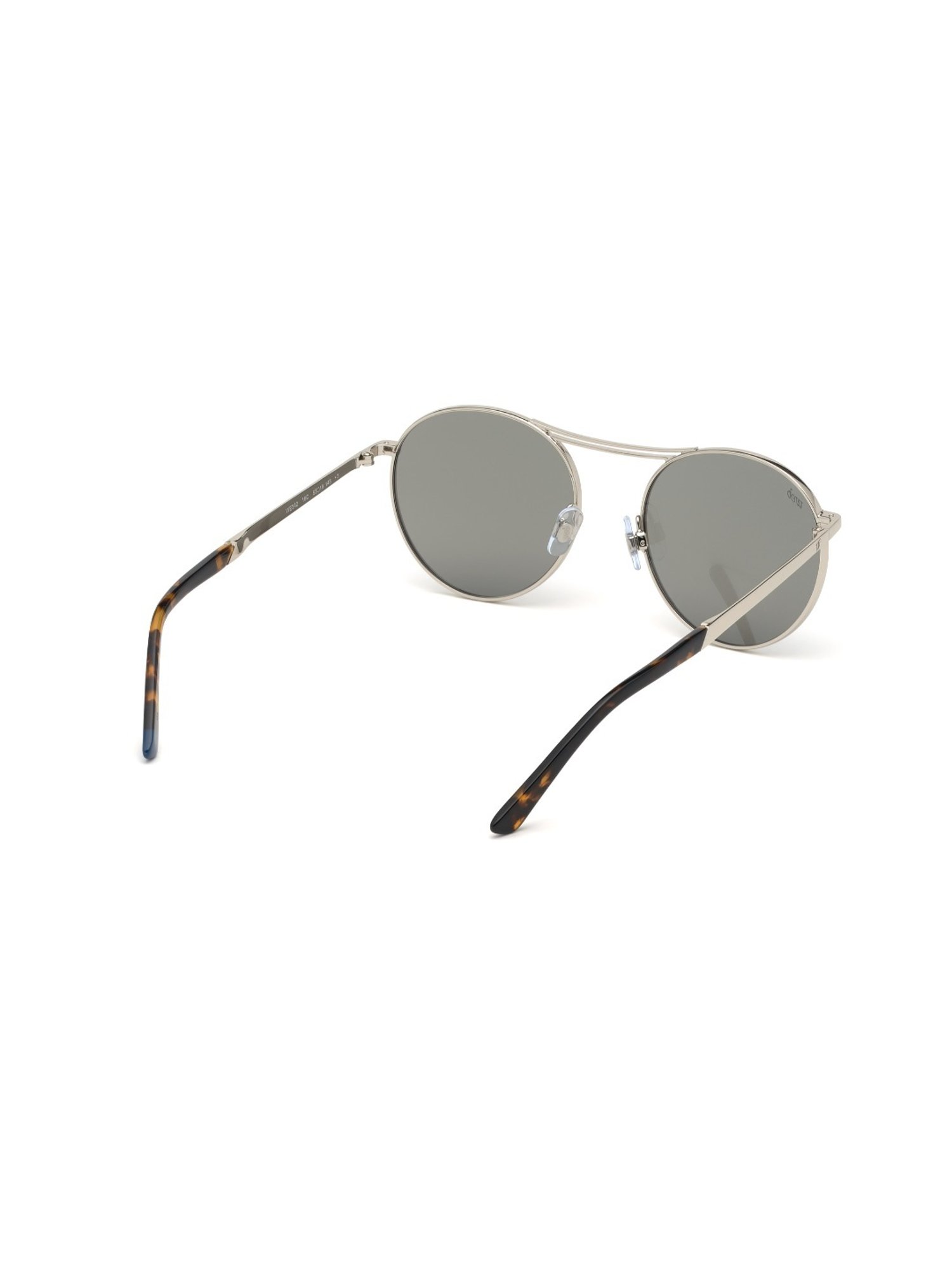 WEB EYEWEAR Grey Round Unisex Sunglasses