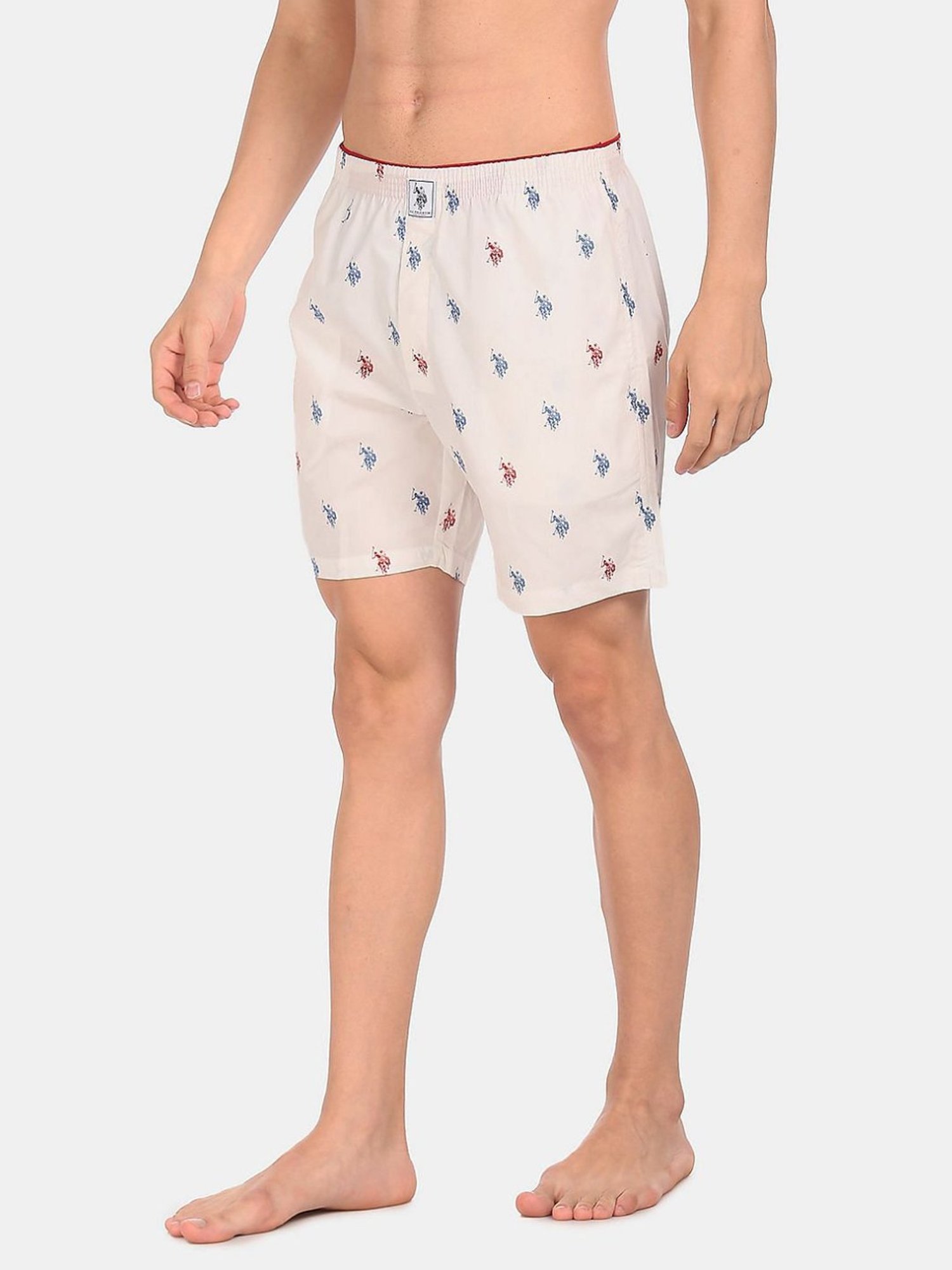 U.S. Polo Assn. Beige Regular fit Printed Boxers