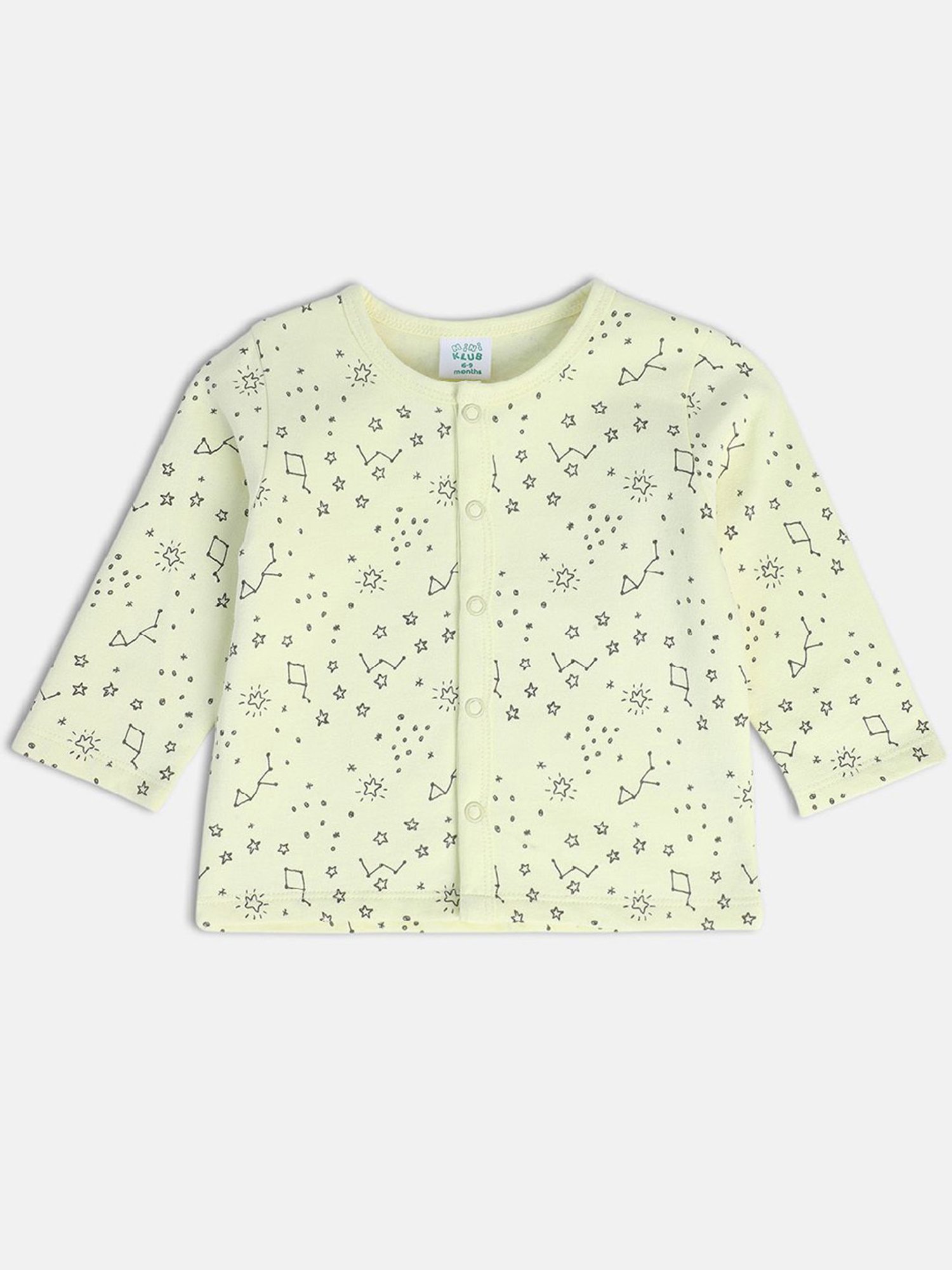 MINIKLUB Kids Multicolor Printed Full Sleeves Jhablas (Pack Of 3)