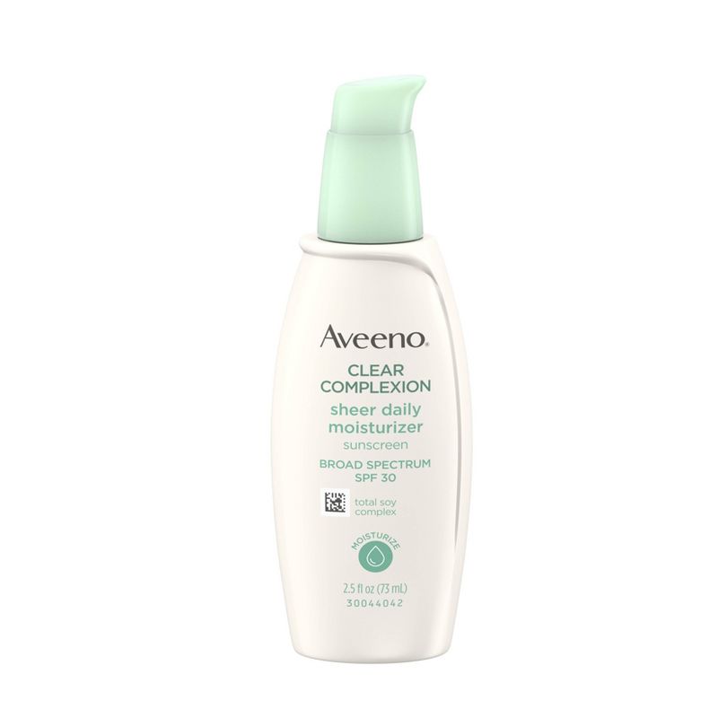 Aveeno Clear Complexion Sheer Daily Moisturizer - SPF 30 - 2.5 fl oz