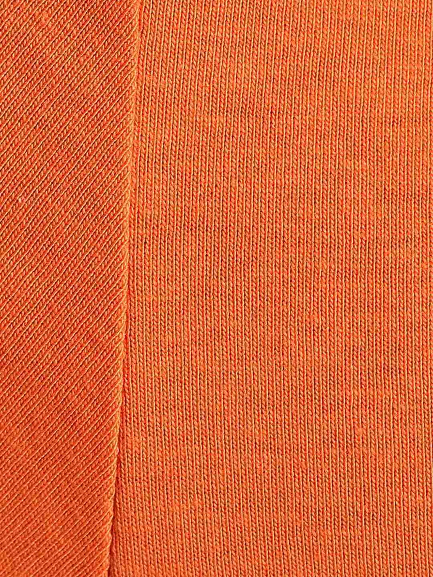 Puma Orange Cotton Regular Fit T-Shirt