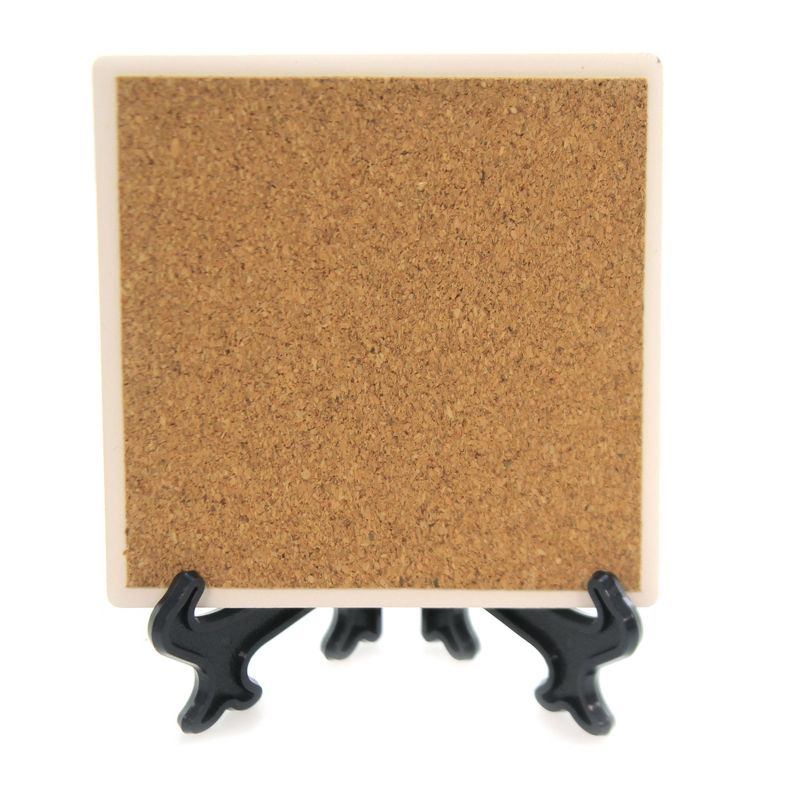 Animal 4.0" Pitbull - House Stone Coaster Easel Sjt Enterprises  -  Coasters