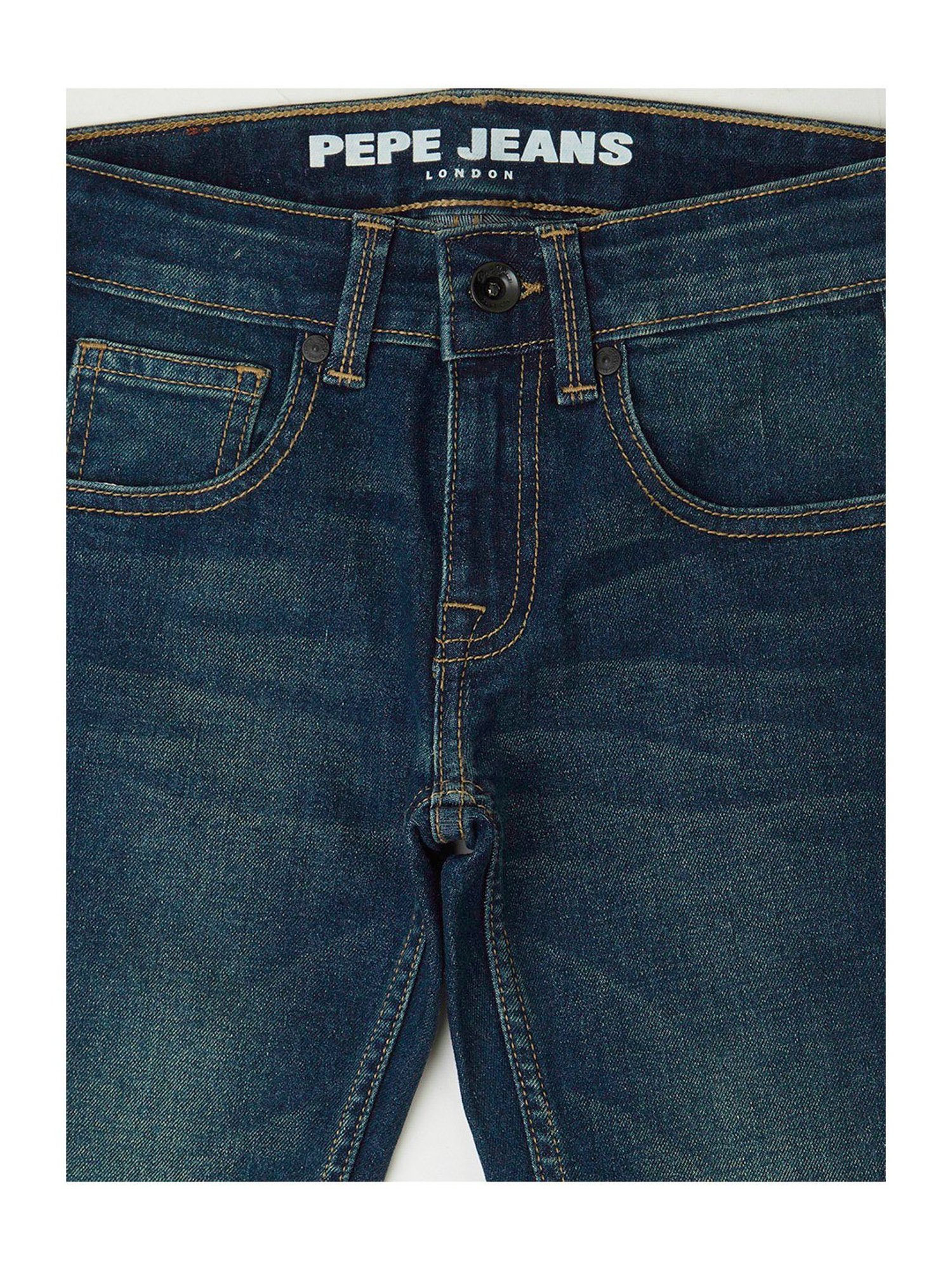 Palm Tree Boys Grey Washed Jeans