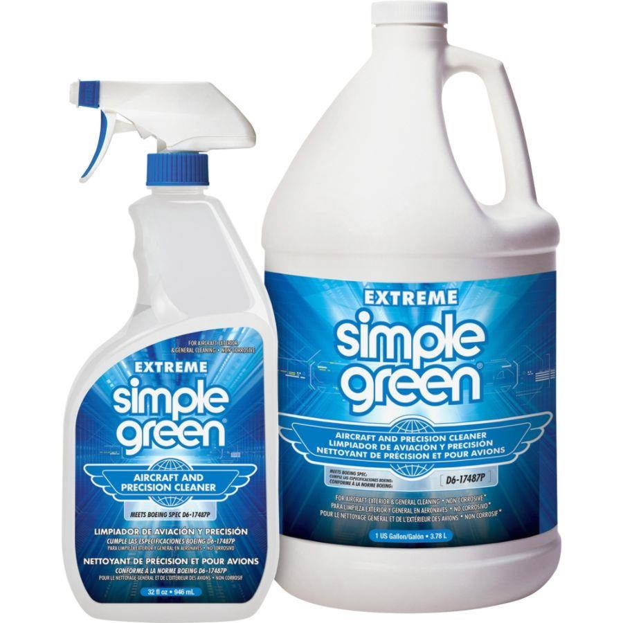 Simple Green 13406 Extreme Aircraft/Precision Cleaner - 1 gal - Unscented - 1 Each - Clear