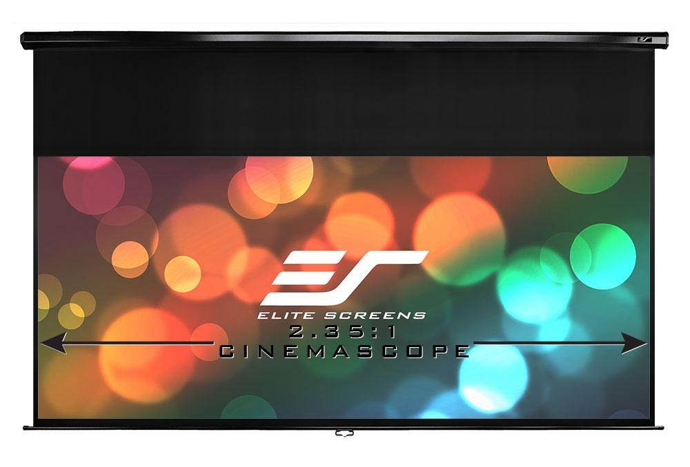 Elite Screens Manual M142UWH2 Manual Projection Screen - 142" - 16:9 - Wall Mount, Ceiling Mount