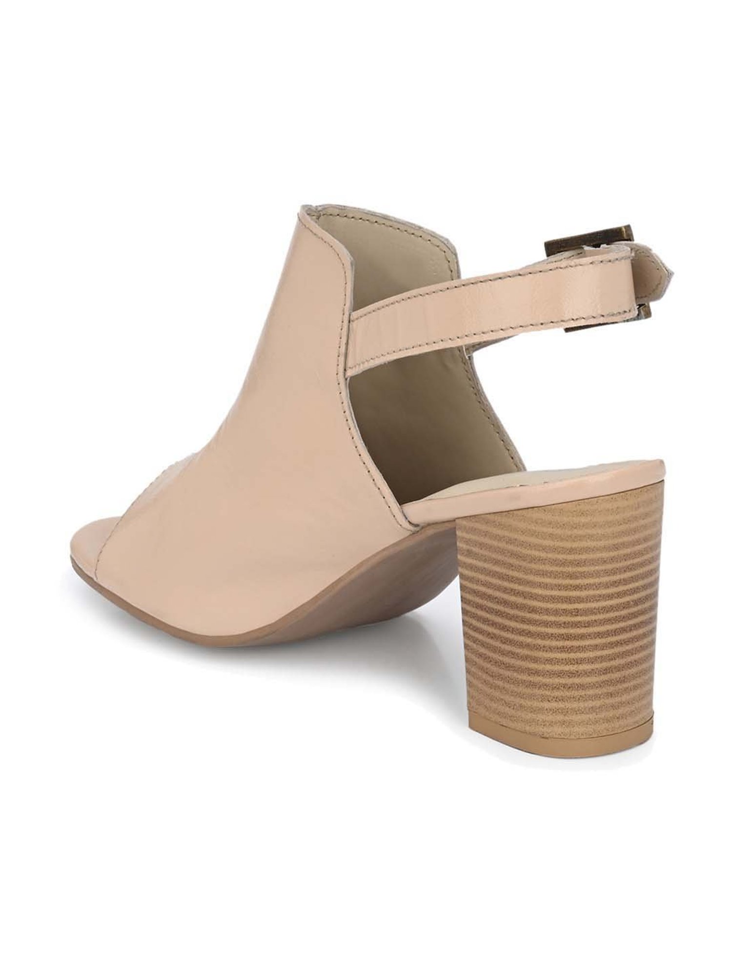 Carlo Romano Women's Blush Pink Back Strap Sandals