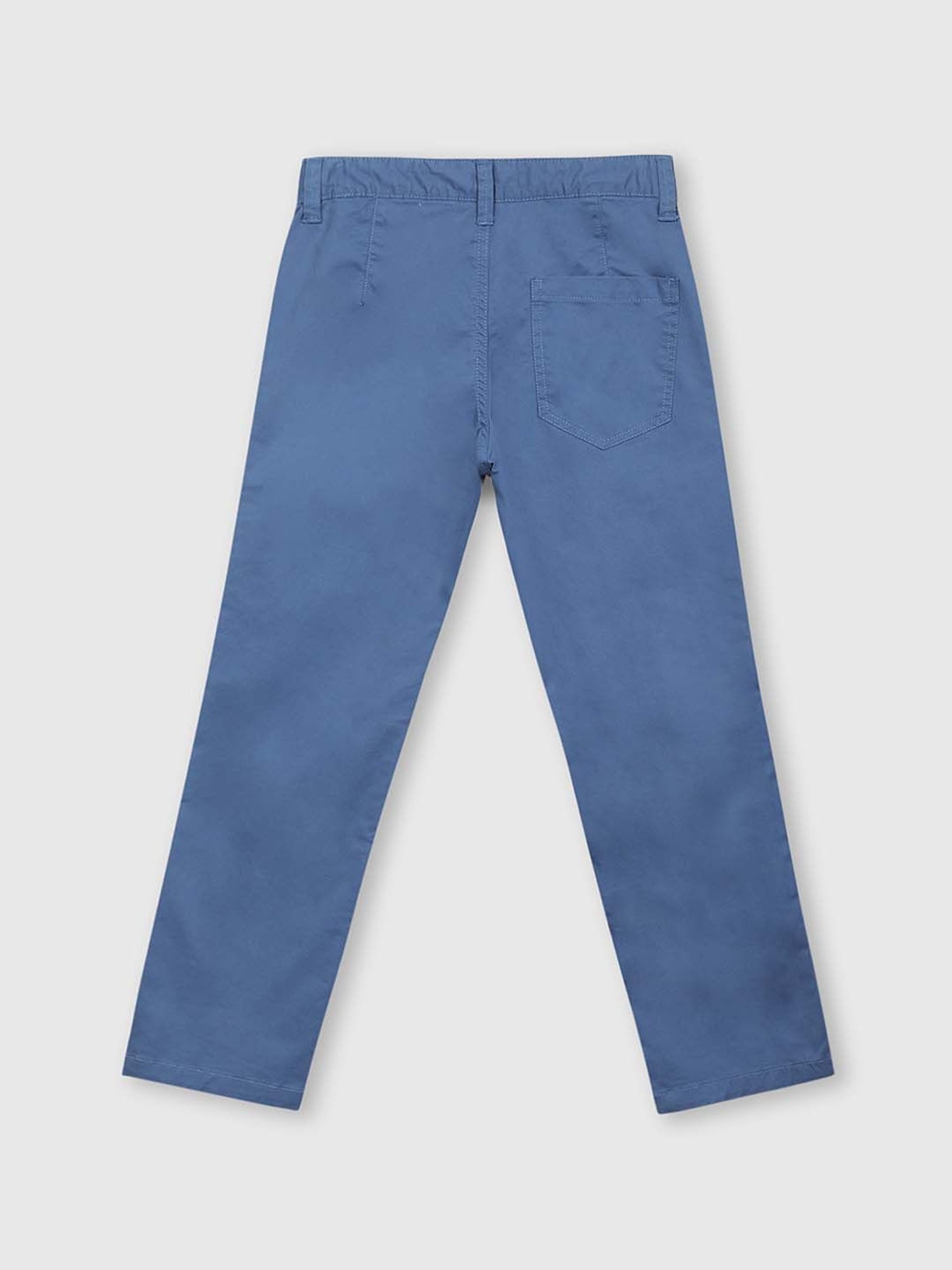 United Colors of Benetton Boys Blue Mid Rise Trousers