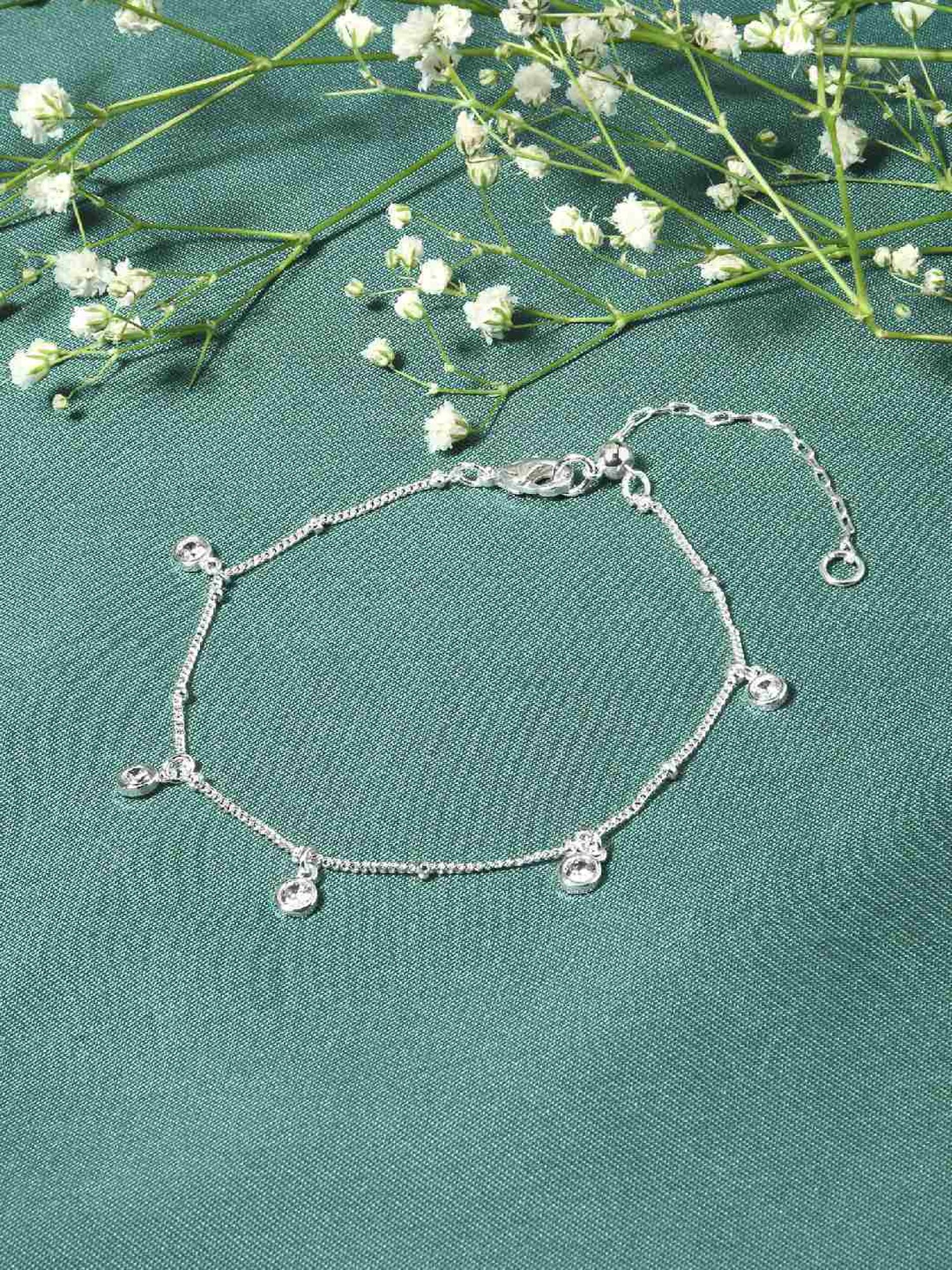 Accessorize London Women's Silver plated Zirconia Bracelet