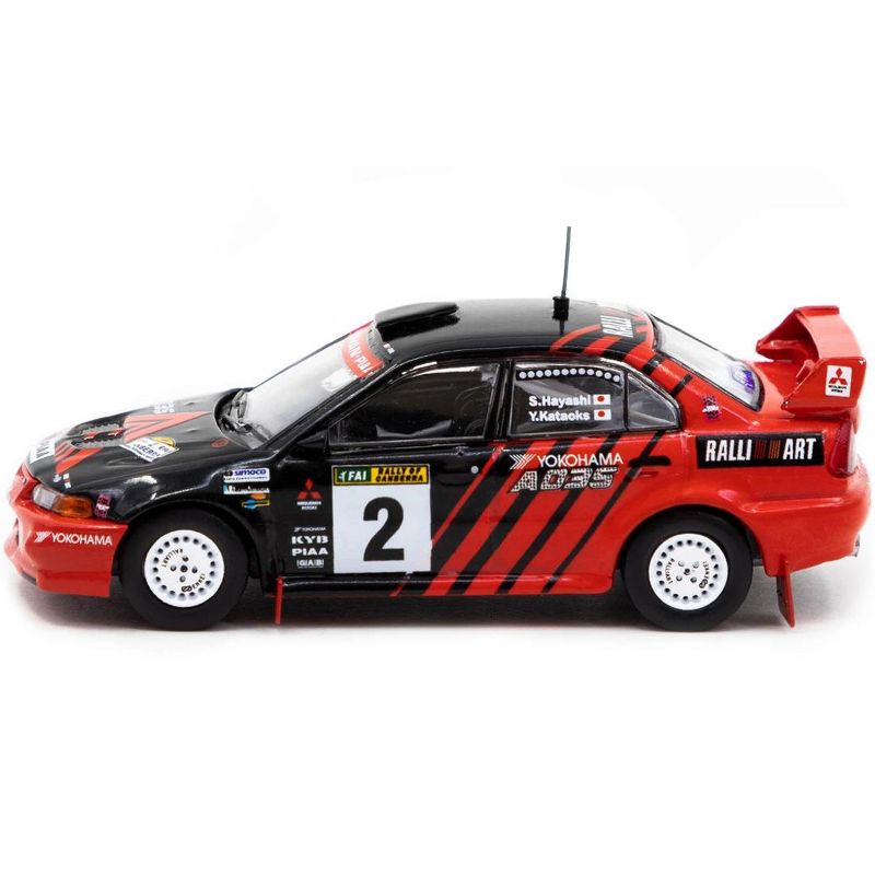 Mitsubishi Lancer Evolution VI #2 "Advan" Winner Rally of Canberra (1999) 1/64 Diecast Model Car by Tarmac Works