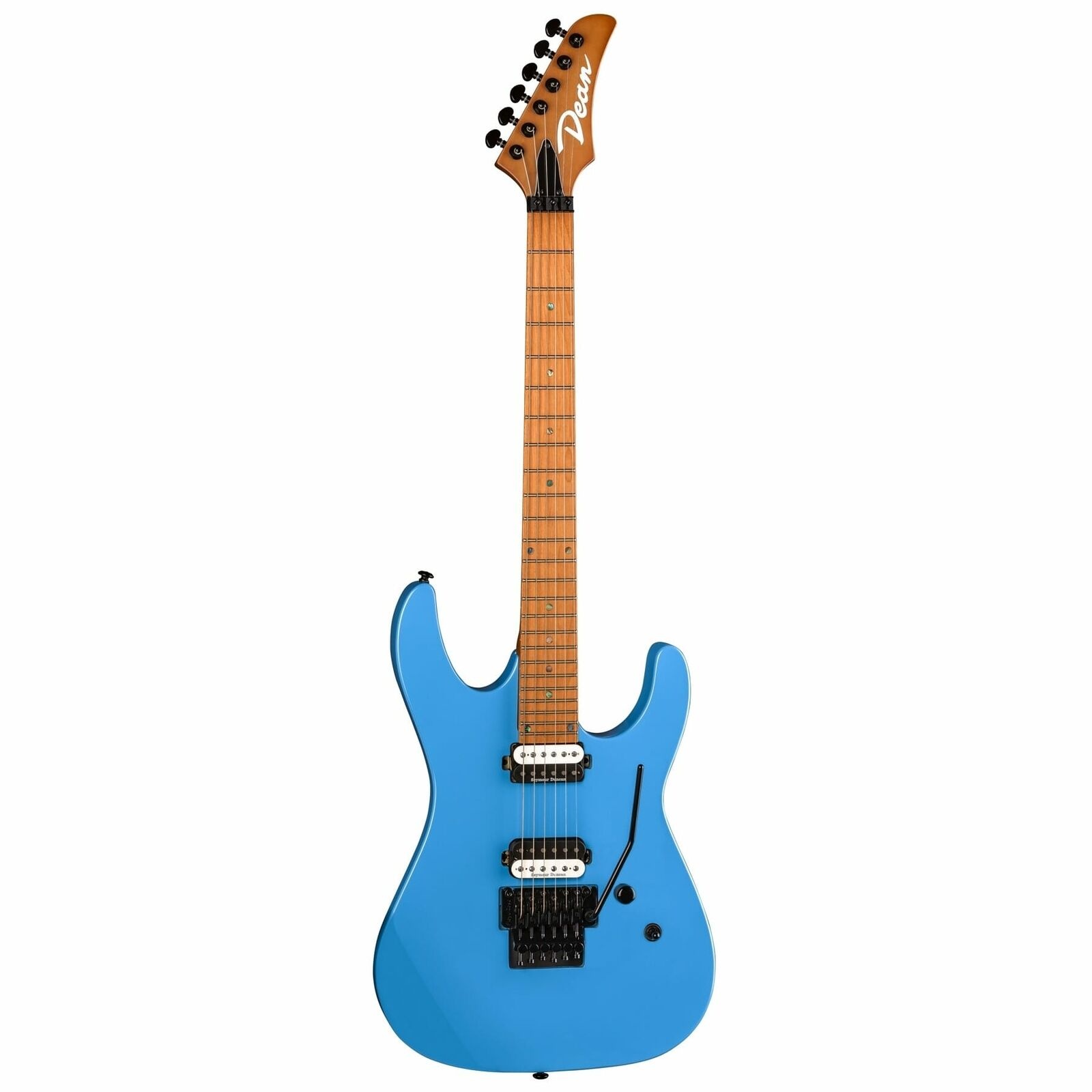 Dean Modern MD24 Roasted Maple Vintage Blue Floyd Rose Electric Guitar, MD24 F R