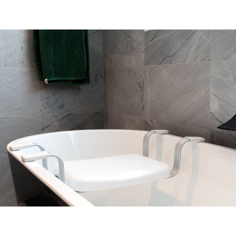 Deluxe Bath Seat White - evekare