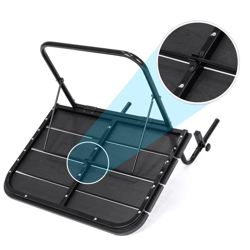 Wood Fiber Clay Patio Accent Table - Olivia & May