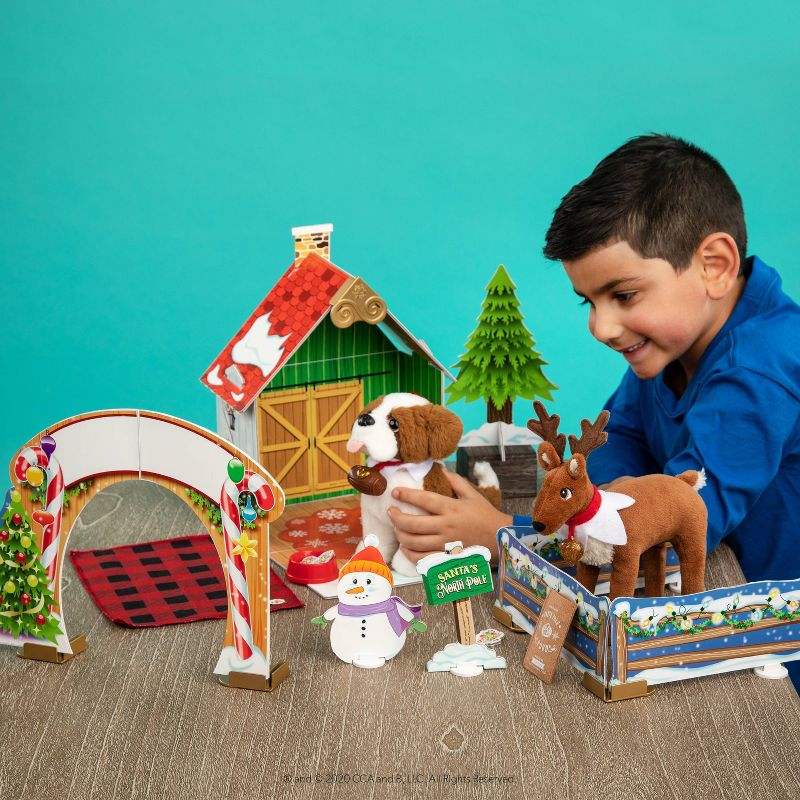 Elf Pets Christmas Cabin Playset
