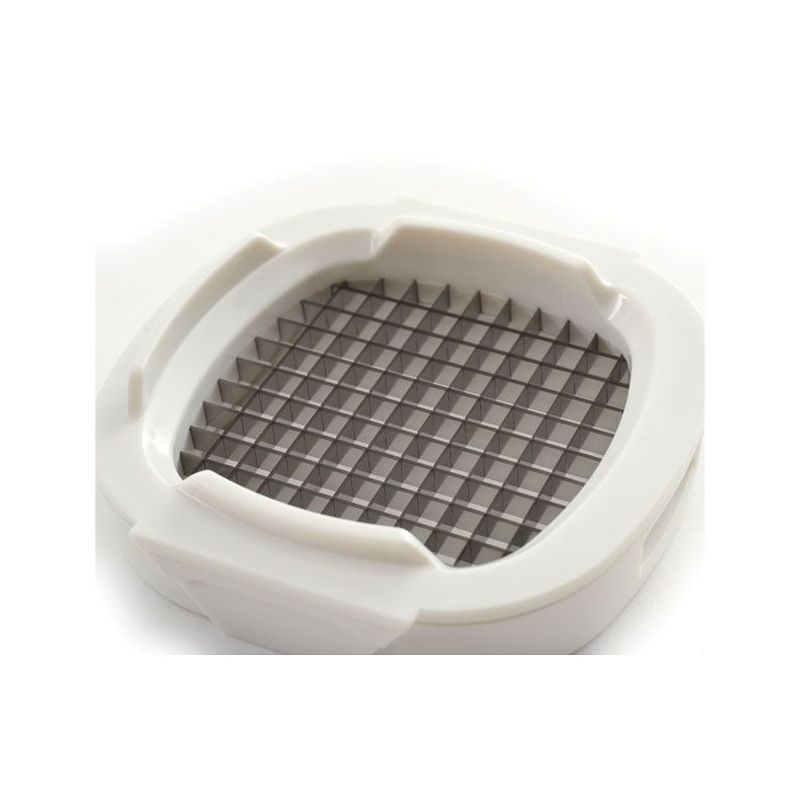 Norpro 838 Compact Big Mouth Food Chopper Slicer Kitchen Gadget with Interchangeable Grids, Cleaning Combs, and Storage Lid,  6 Cup/48 Ounce Capacity