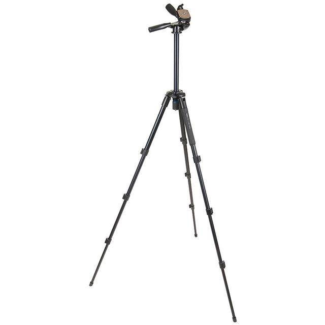 Slik Pro AL-324DX Tripod with SH-705E 3-Way Pan Head, 8.8 lb Capacity #613-358
