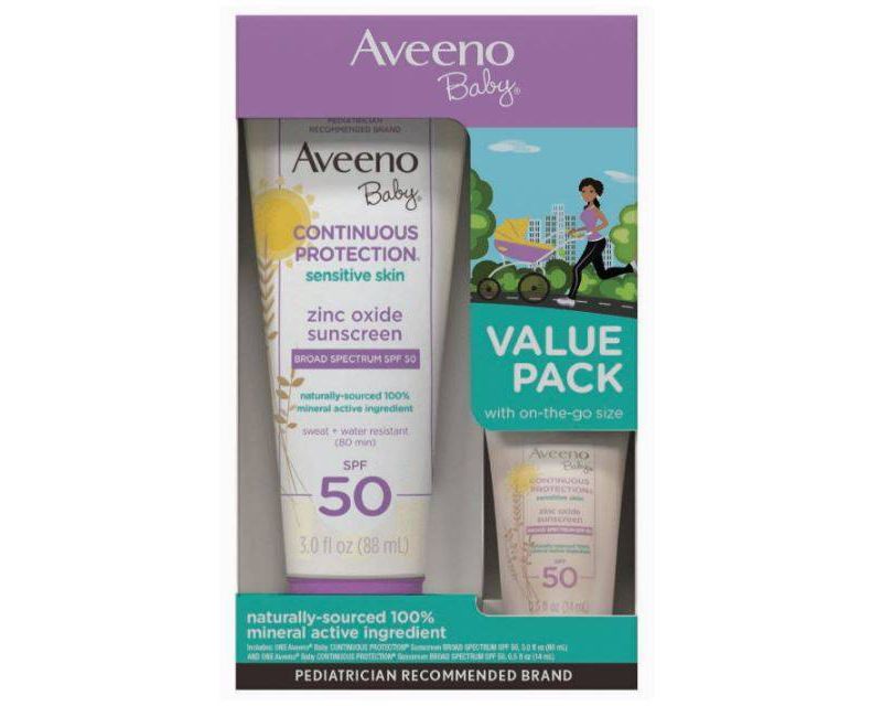 Aveeno Baby Continuous Protect Sunscreen with SPF 50 - 3.5 fl oz
