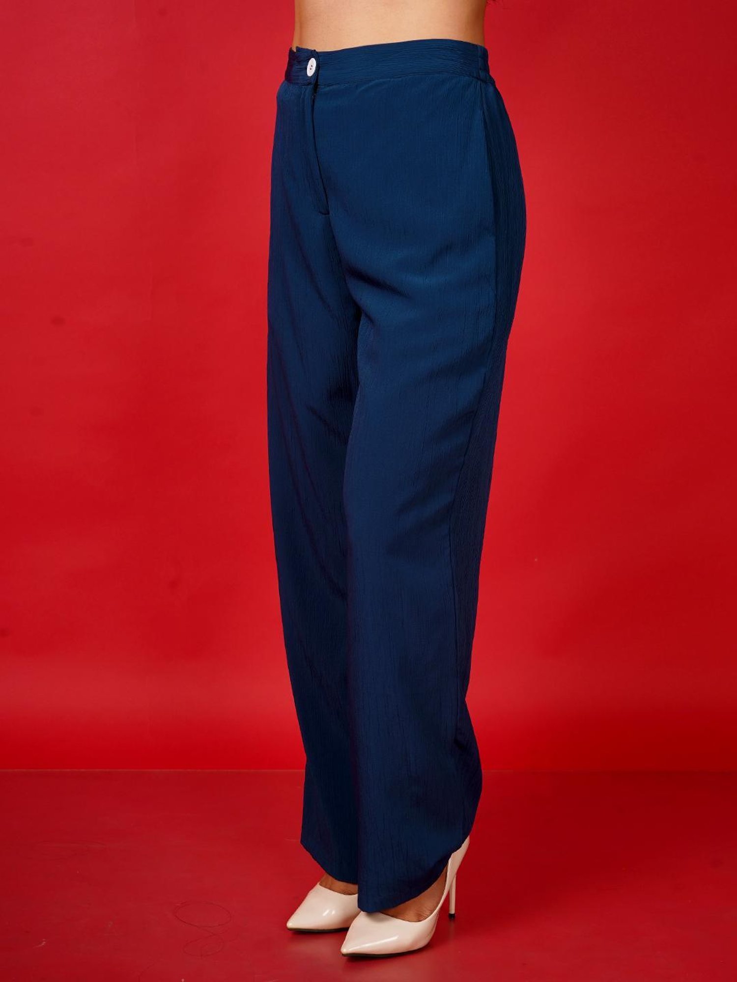 KENDALL + KYLIE Black Mid Rise Bootcut Pants