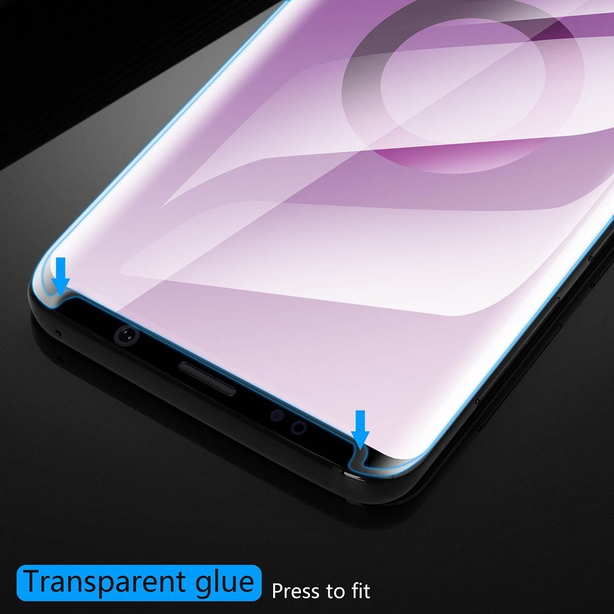 AICase HD 9H Hardness Bubble-Free Film for Samsung Galaxy S9 Clear