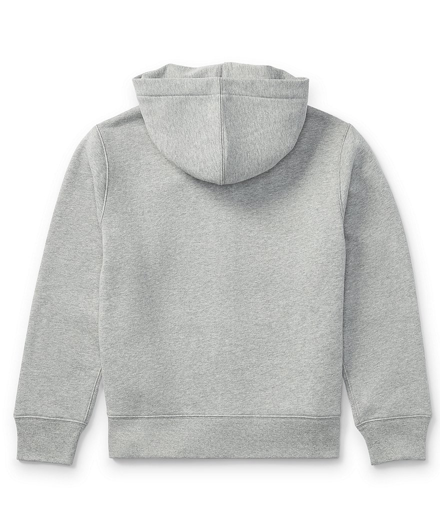 Guess Big Boys 8-16 Long-Sleeve Guess Logo Color-Block Fleece Pull-Over Hoodie