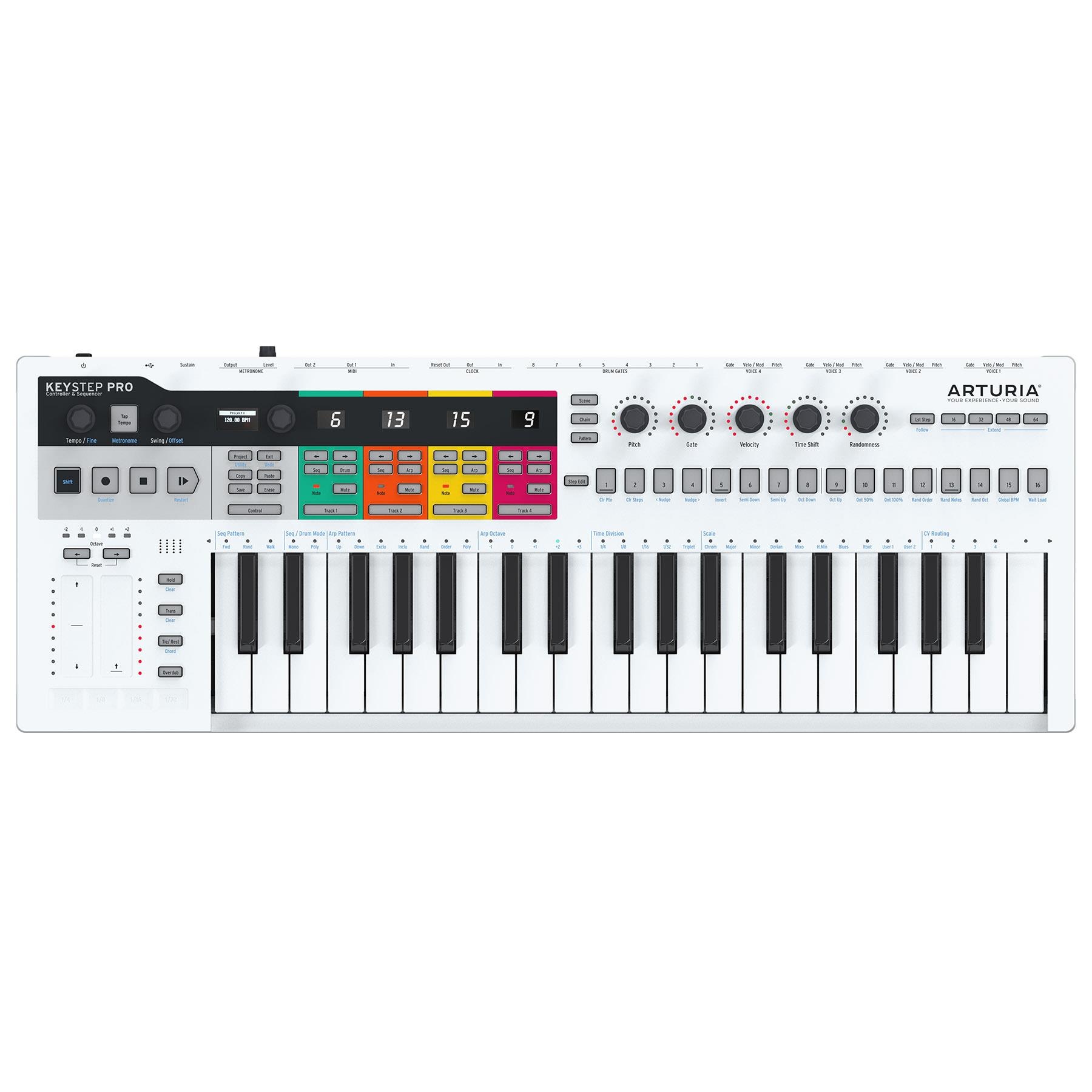 Arturia KeyStep Pro Keyboard with Advanced Sequencer and Arpeggiator