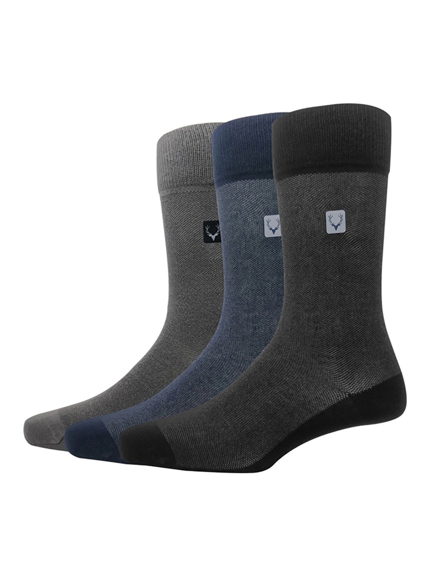 Bonjour Brown and Black Socks (Pack Of 2)