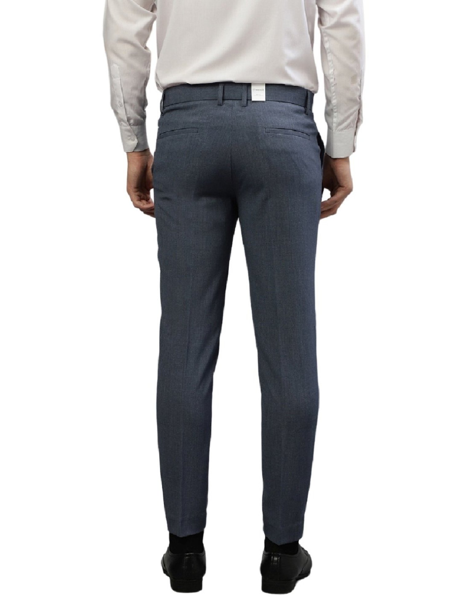 Lindbergh Blue Slim Fit Trousers