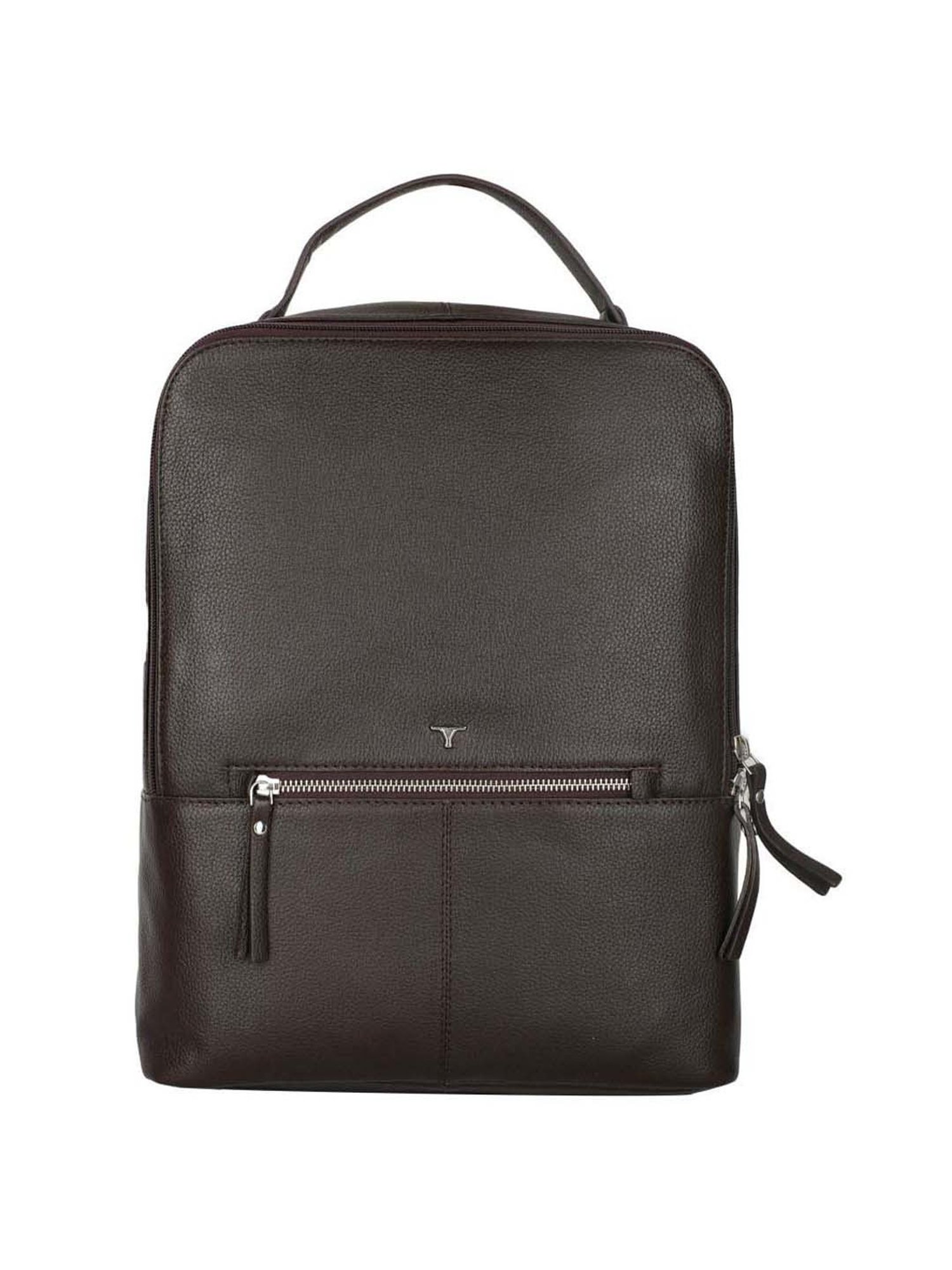 BULCHEE Brown Medium Laptop Backpack