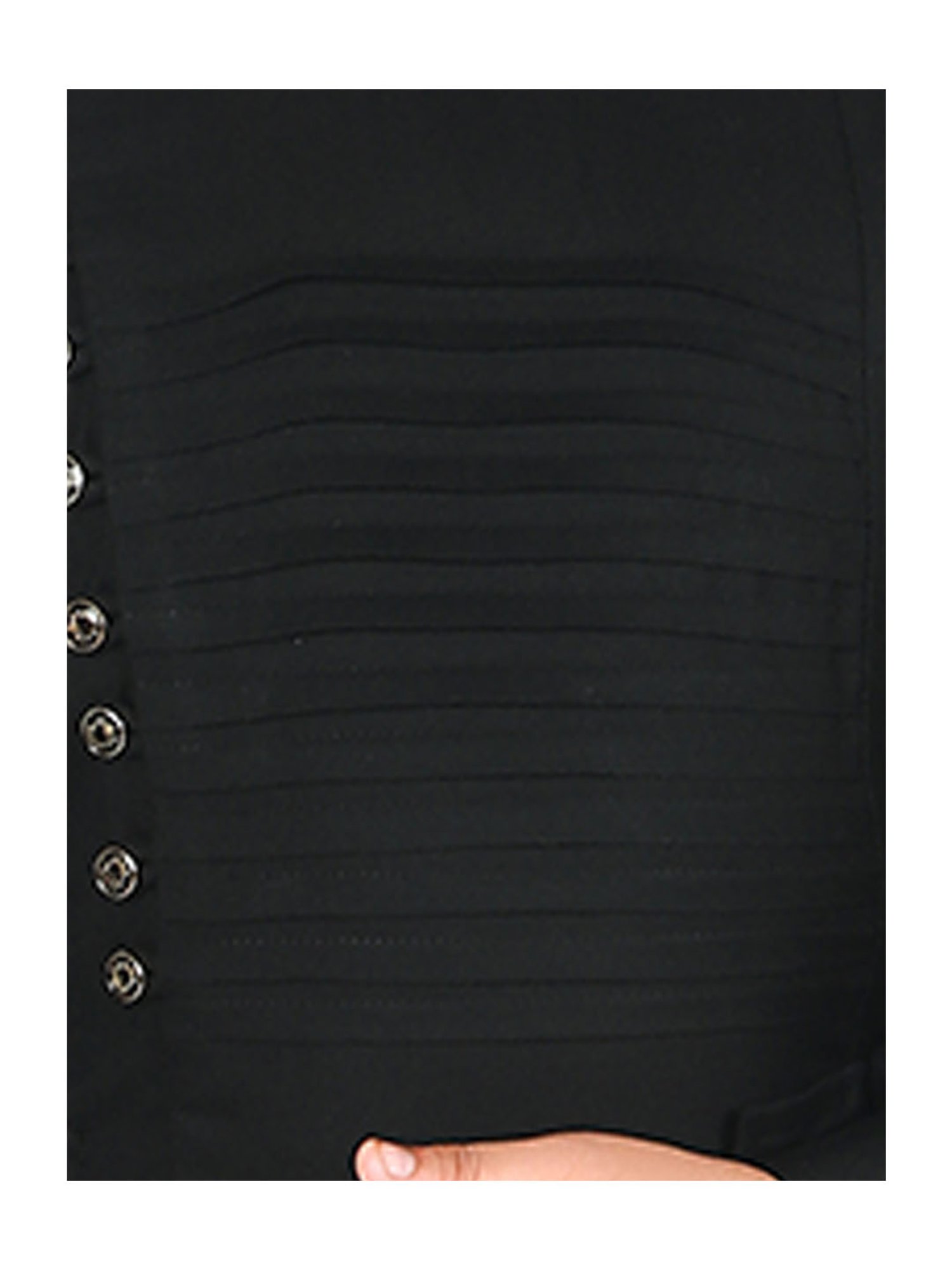 Ahhaaaa Kids Black & White Solid Kurta with Pyjamas