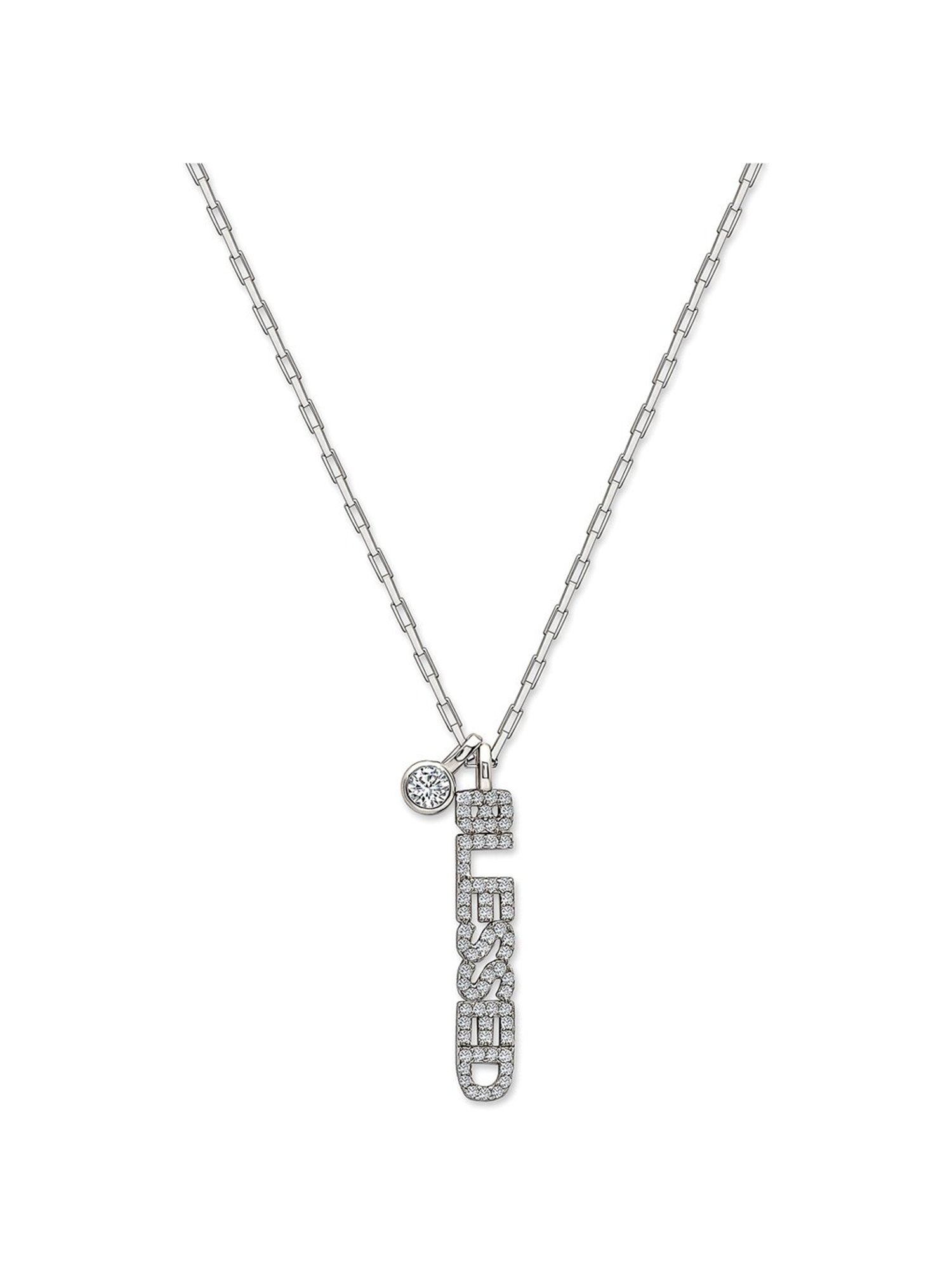 Silberry 92.5 Sterling Silver Blessed Necklace