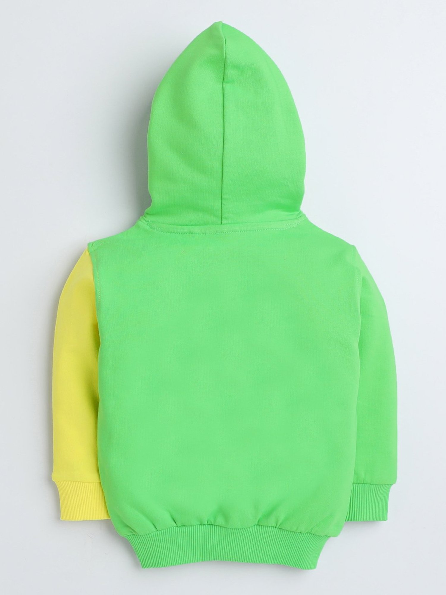 Bumzee Kids Green Printed Full Sleeves Sweatshirt