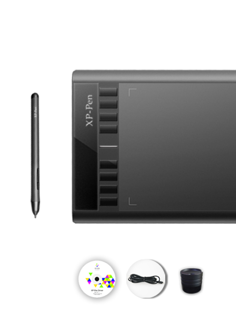 XP-PEN Star03 12&rdquo; Graphics&nbsp;Tablet Drawing&nbsp;Pen Tablet&nbsp;Drawing Tablet Battery-free Stylus Passive&nbsp;Pen&nbsp;with Transparent Film and 8 Hot Keys