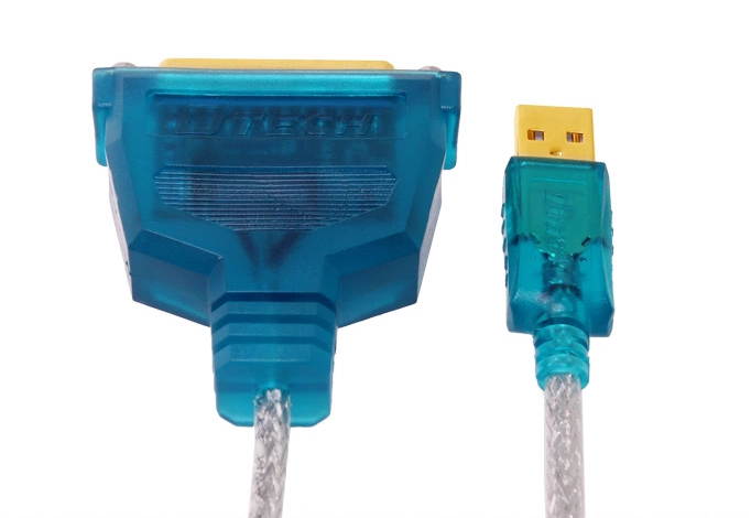 DTECH DT-5055 6 ft. USB To DB 25 Convertor Cable