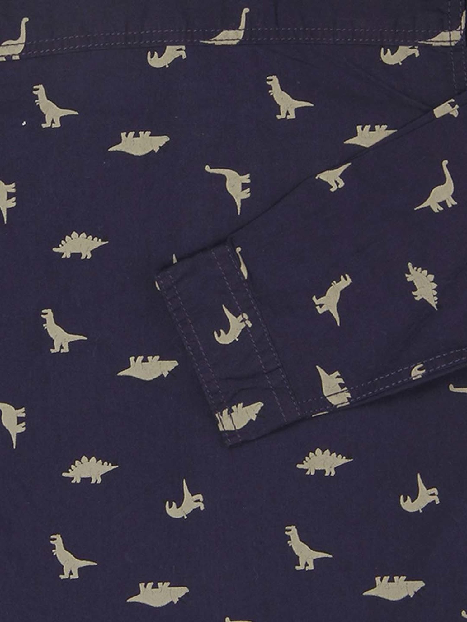 Mothercare Kids Navy Printed Full Sleeves Shirt