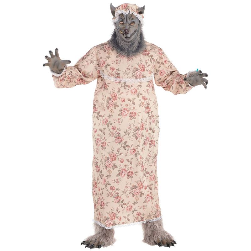 Adult Plus Grandma Wolf Halloween Costume 2X