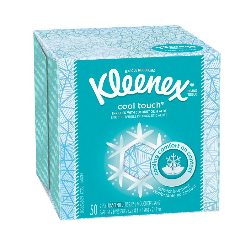 Kleenex Cooling Lotion Tissue Unscented Facial Tissues - 45ct