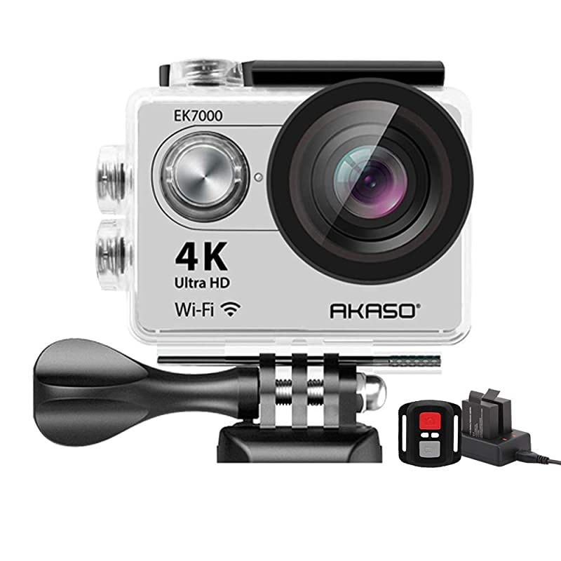 EK7000 4K Action Camera Sports WiFi Underwater Camcorder DV (Silver)