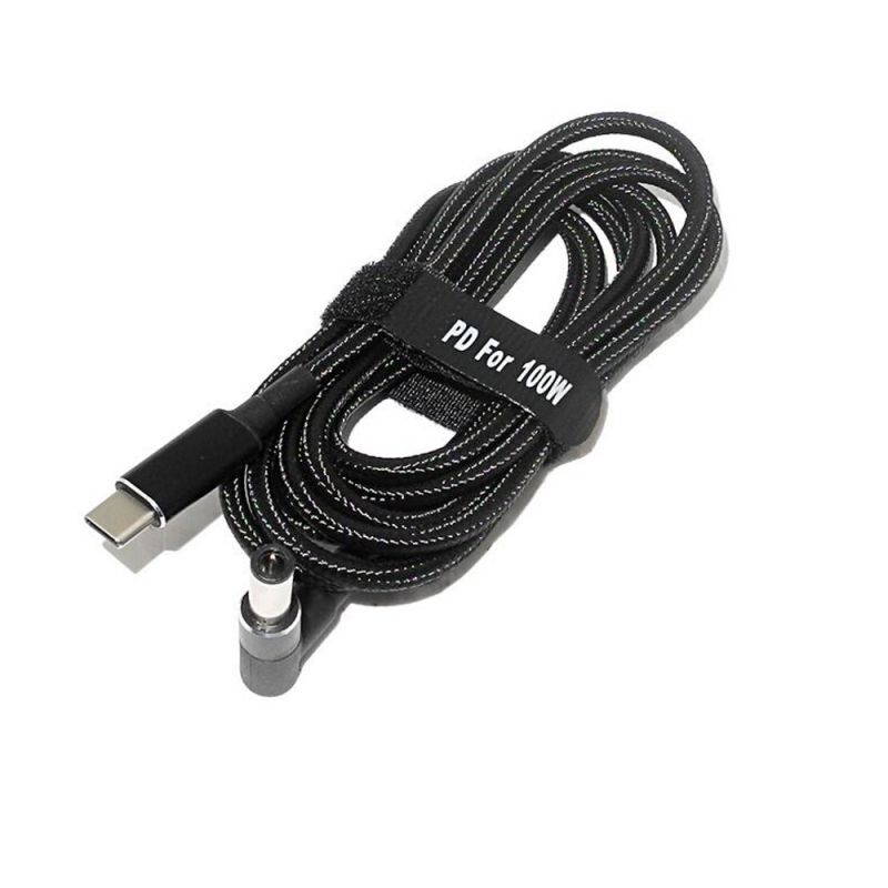 100W USB Type C to 6.0x3.7mm Male Plug Converter Dual E-Mark Chips USB C PD Charging Cable Cord for Asus FX-PRO Laptop PC