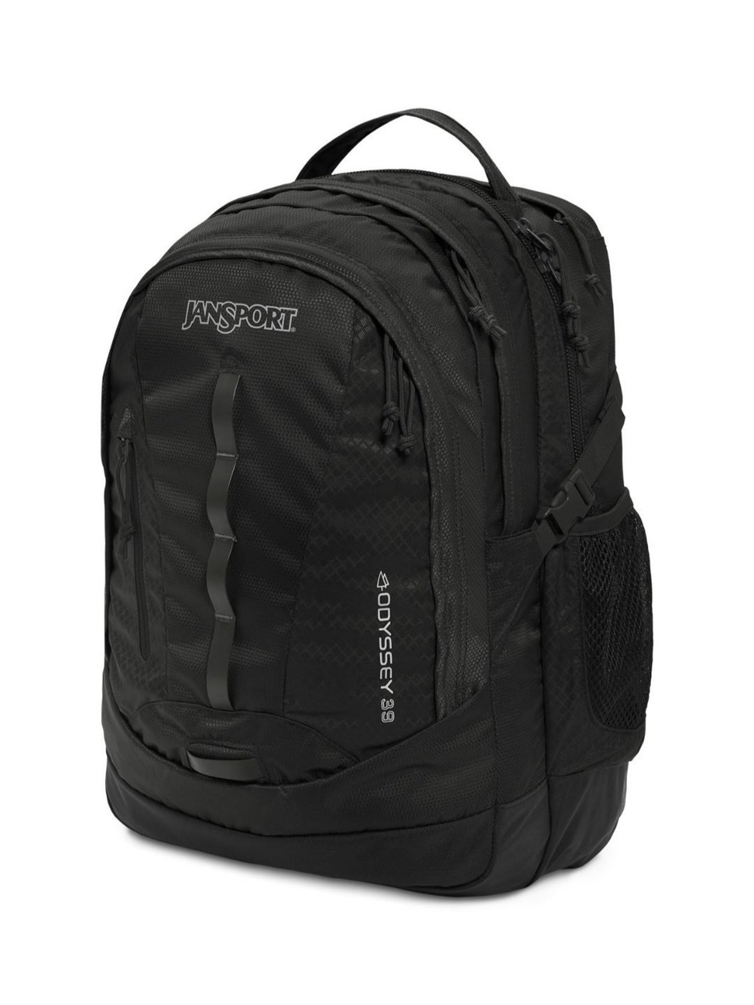 JanSport Odyssey Black Medium Backpack - 34 Ltrs