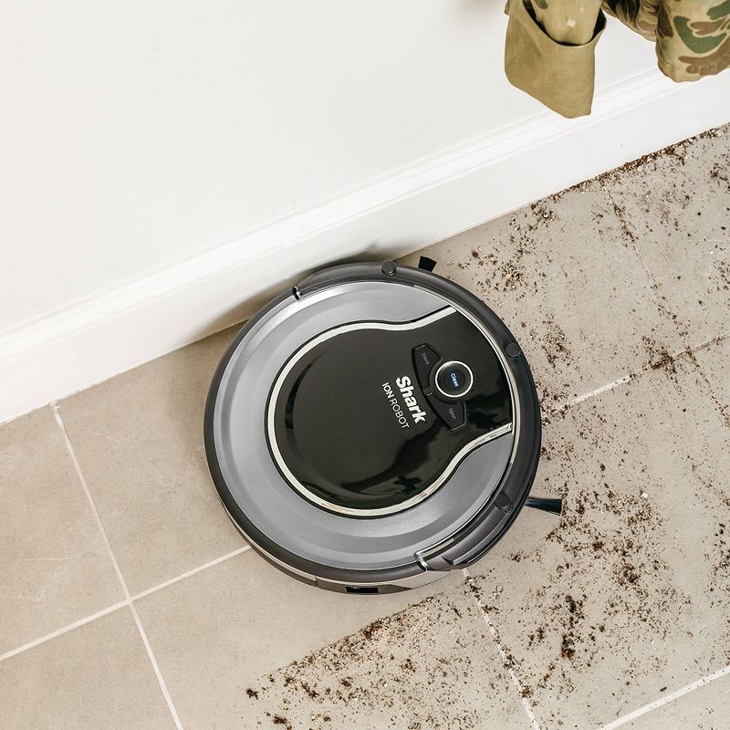 bObsweep PetHair Vision Wi-Fi Connected Robot Vacuum Cleaner and Mop - Steel