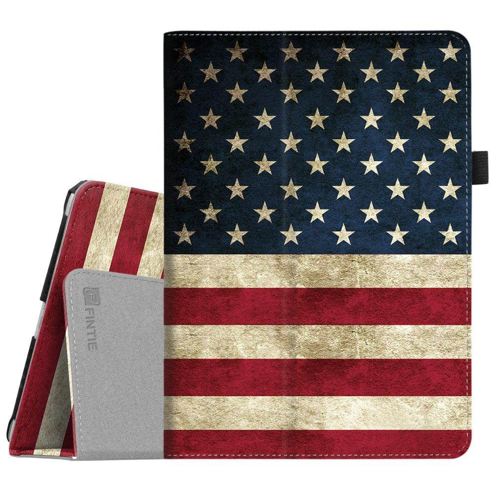 Fintie iPad 9.7 2018/2017, iPad Air 2, iPad Air Case - [Corner Protection] Premium Vegan Leather Folio Stand Cover, Auto Wake/Sleep for Apple iPad 6th/5th Gen, iPad Air 1/2, US Flag