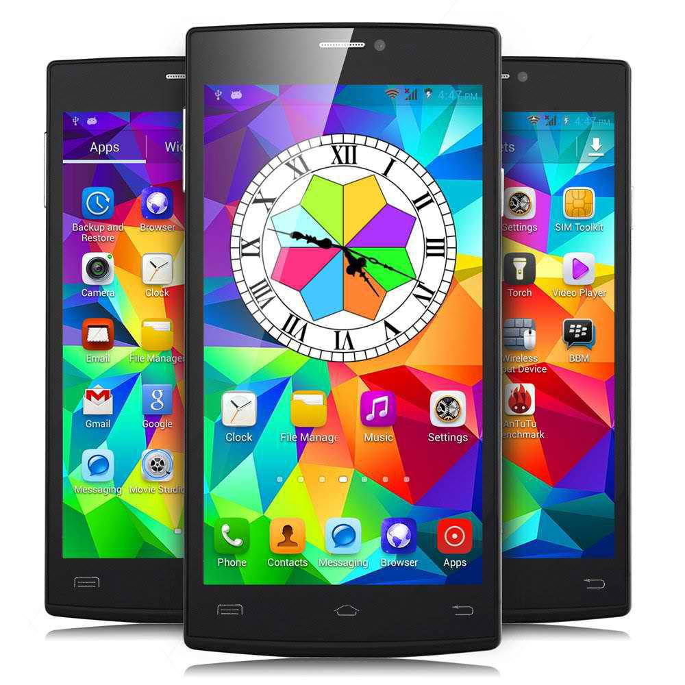 Indigi&reg; Stylish 3G Unlocked Dual-Core Smart Cell Phone Android 4.2 JB 5.5" Capacitive Touch Screen UNLOCKED [AT&T / T-Mobile / StraighTalk / NET10 / TracFone / Simple Mobile / Airvoice]