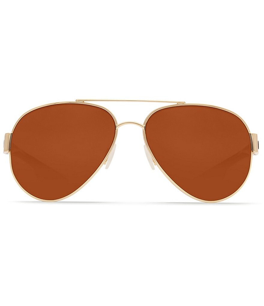 Costa South Point Polarized UVA/UVB Protection Double Bridge Aviator Sunglasses