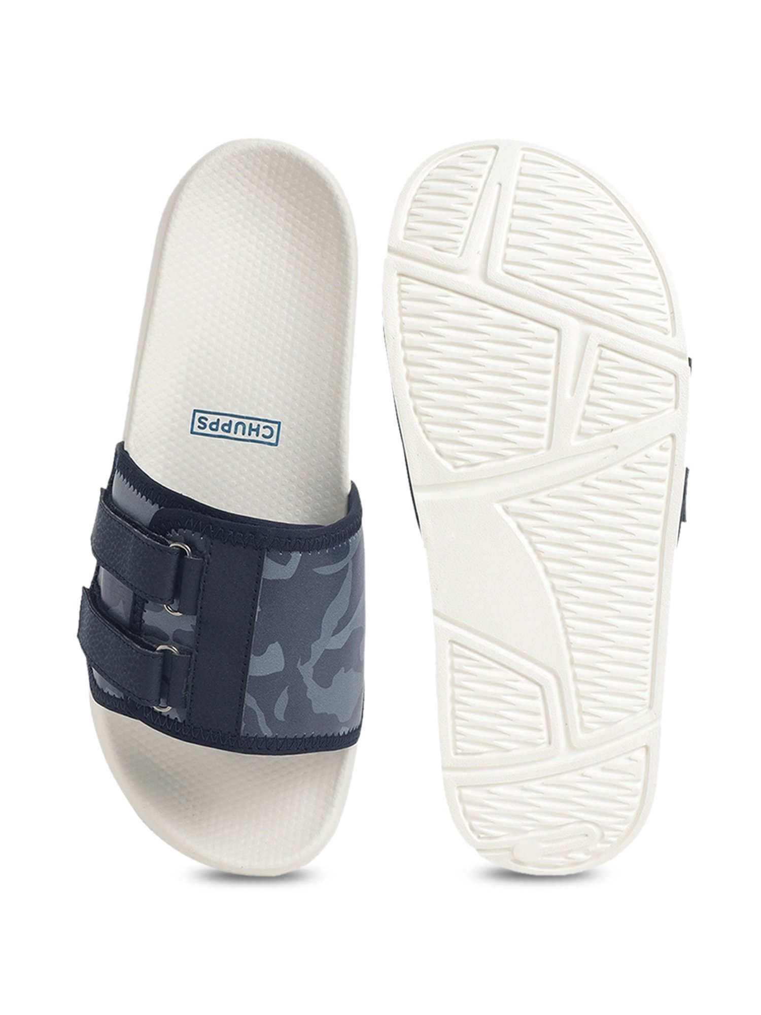 Chupps Men's Navy Slides