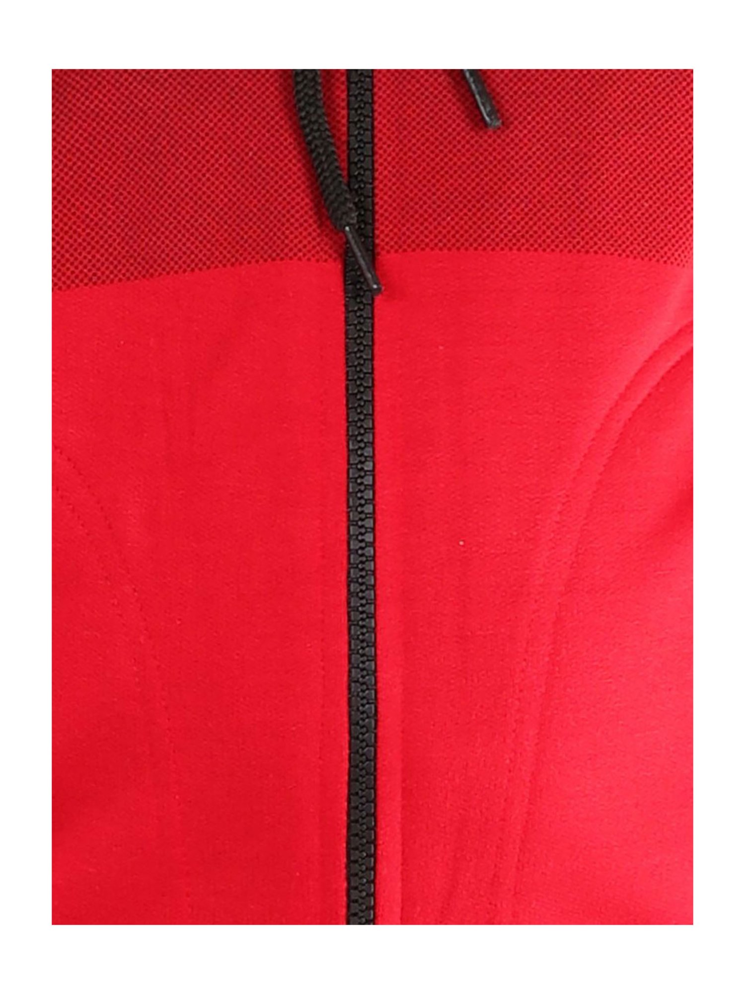 Ahhaaaa Kids Red Solid Hoodie