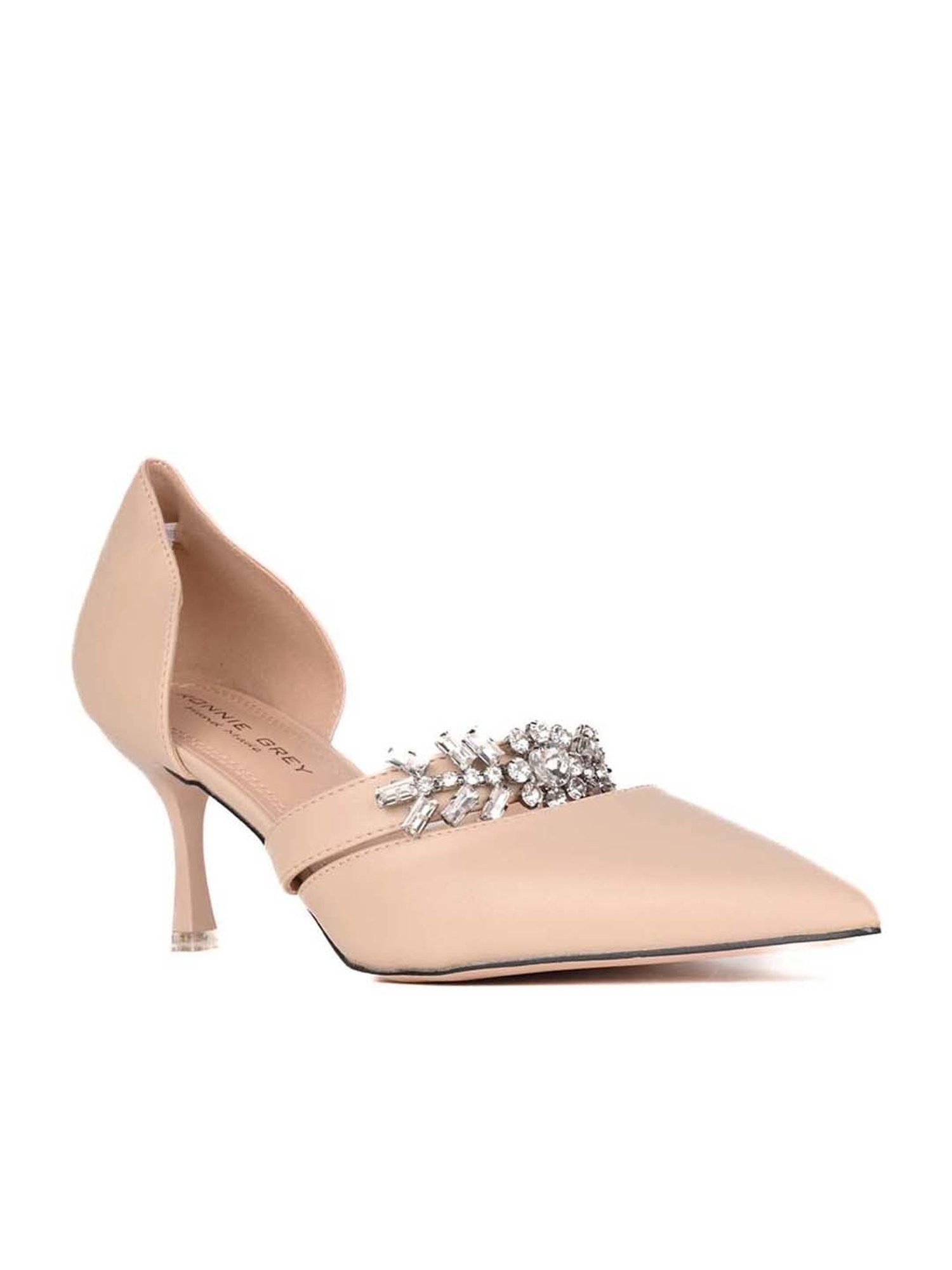 Ronnie Grey Women's Off White D'orsay Stilettos