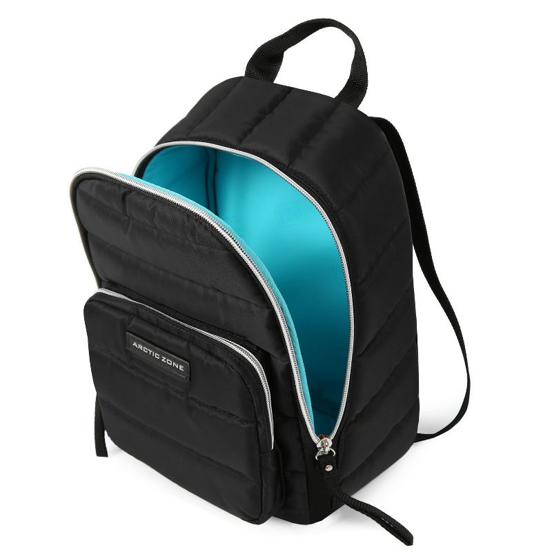 Arctic Zone Quilted Cooler Lunch Bag - Black