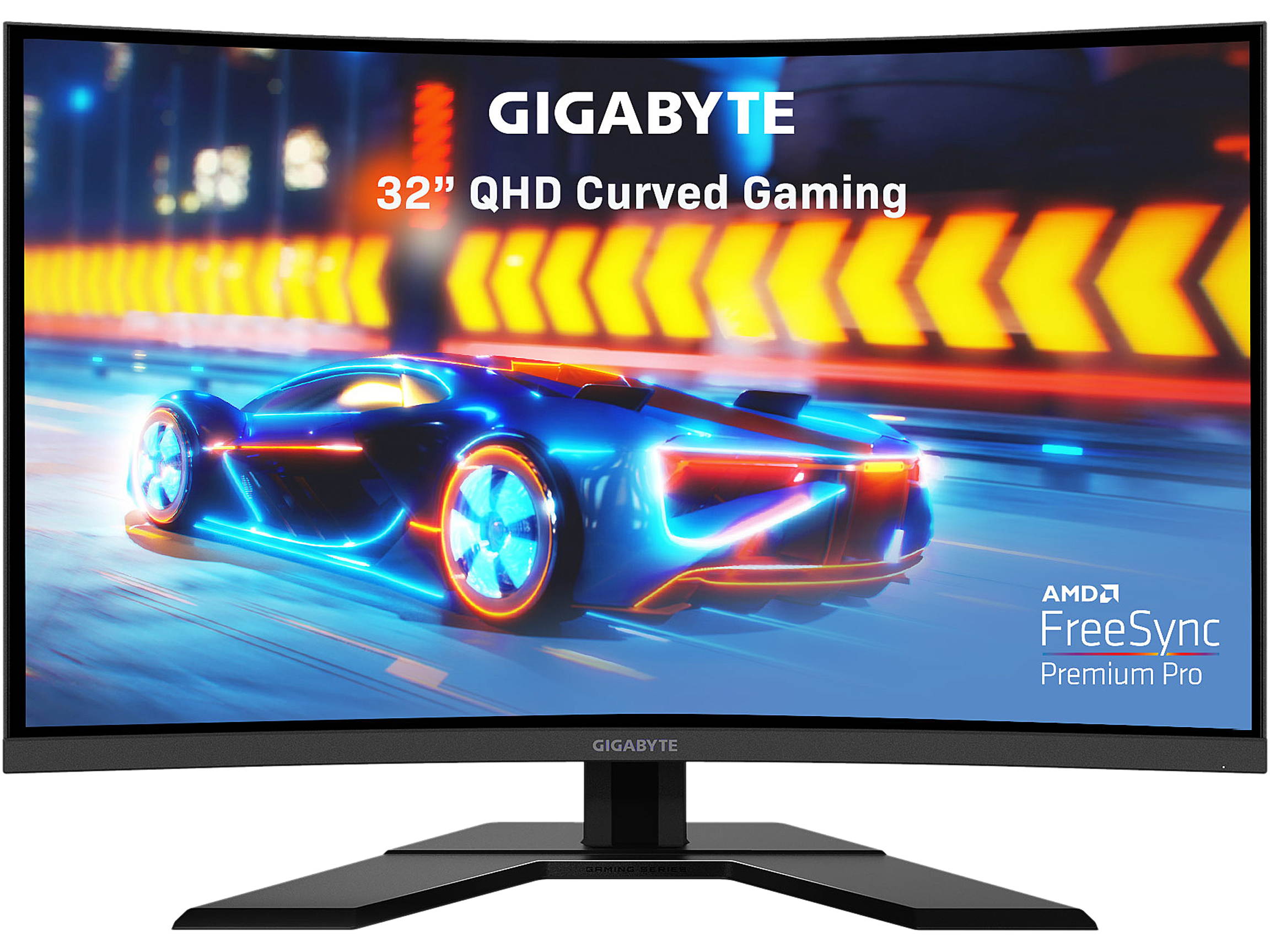 GIGABYTE G32QC A 32" 165Hz 2K 1ms (MPRT), 93% DCI-P3, VESA HDR400, FreeSync Premium Pro, 1 x DisplayPort 1.2, 2 x HDMI 2,0, 2 x USB 3.0 Curved Gaming Monitor