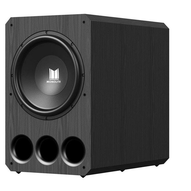 Monolith 15 Inch Powered Subwoofer - Black | THX Select Certified, 1000 Watt Amplifier, 15 Inch Driver For Studio & Home Theater